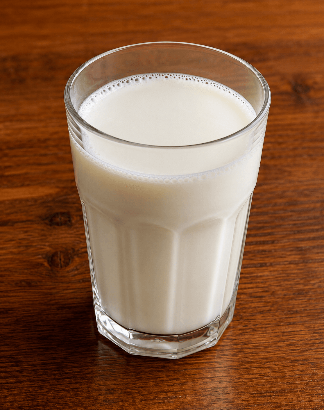 vaso de leche en 