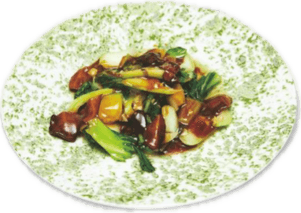 SALTEADO DE COL CHINA CON SETa ESTILO "WOK" en 