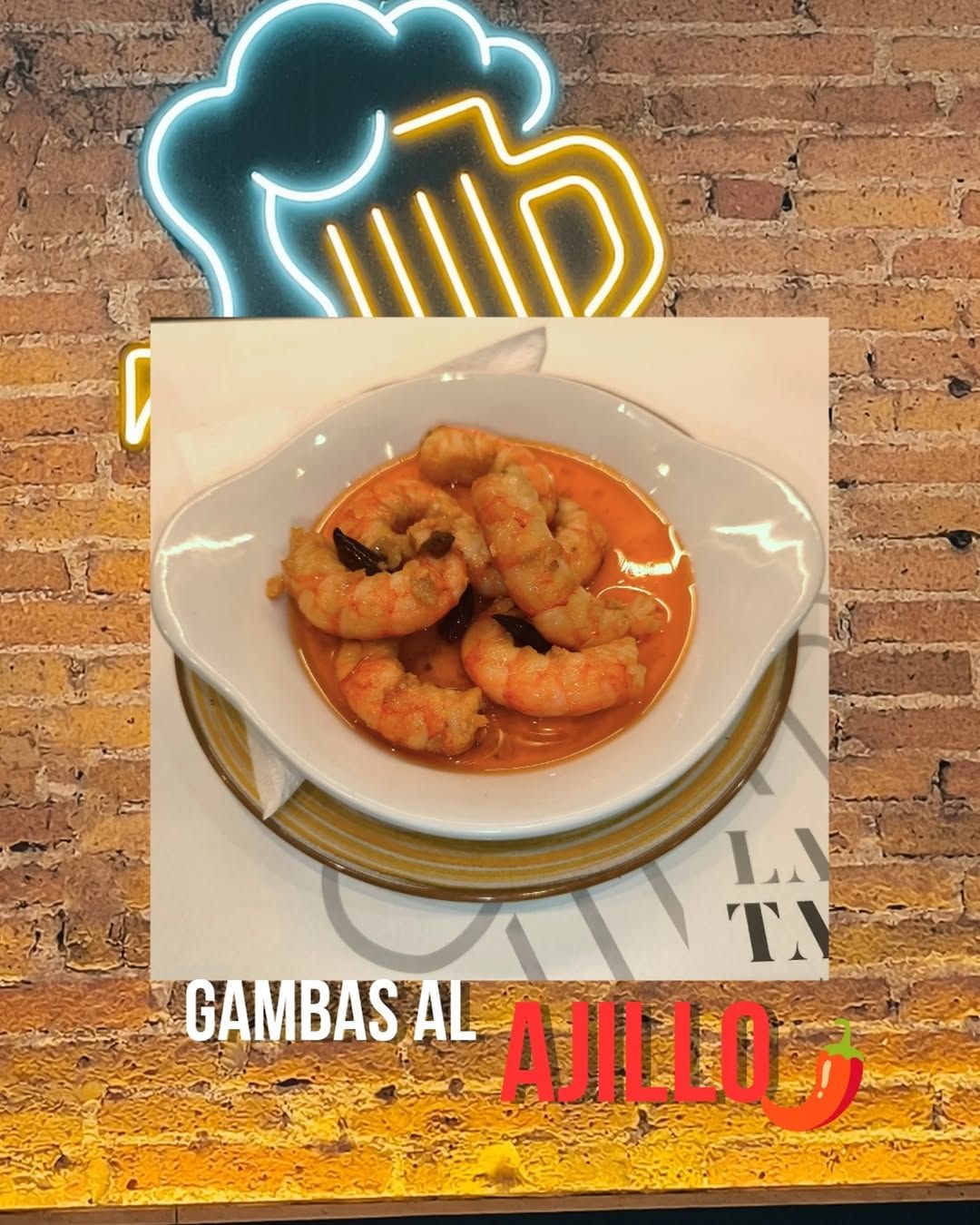 Gambas al ajillo en 