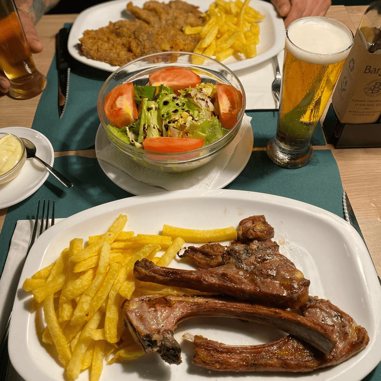 costillas de cordero  en 