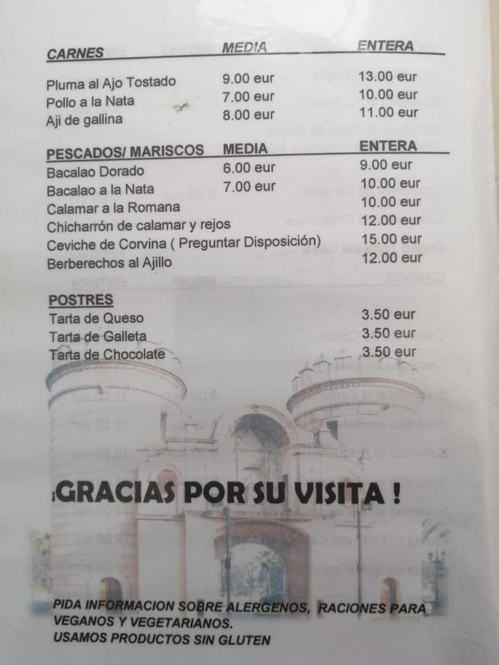Carta deCasa Rosendo Badajoz
