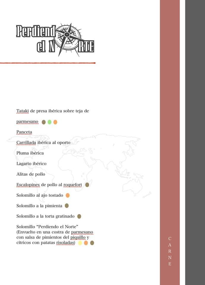 Carta dePerdiendo el Norte Badajoz