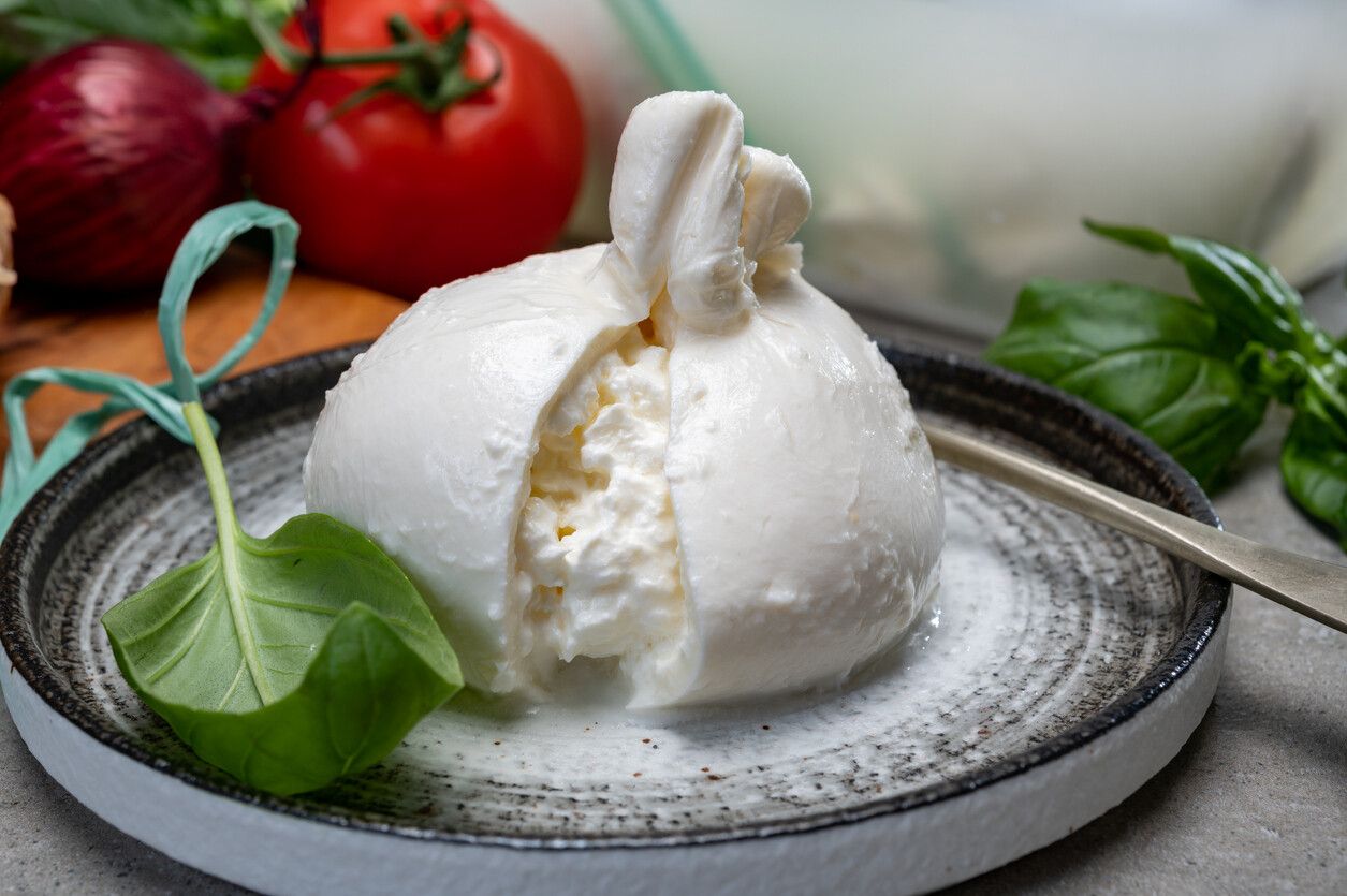 Burrata artigianale en Barcelona