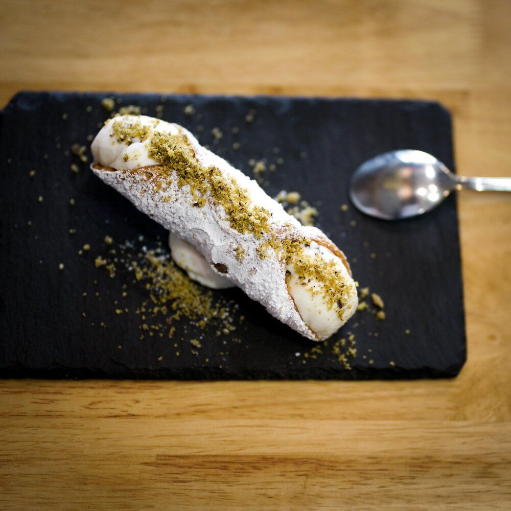 Cannolo siciliano. en 