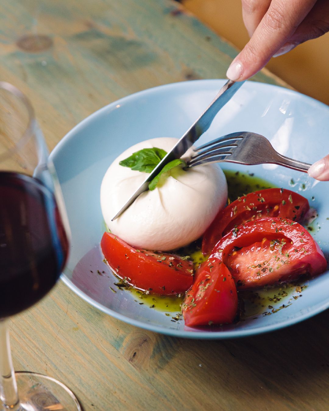Burrata en Barcelona