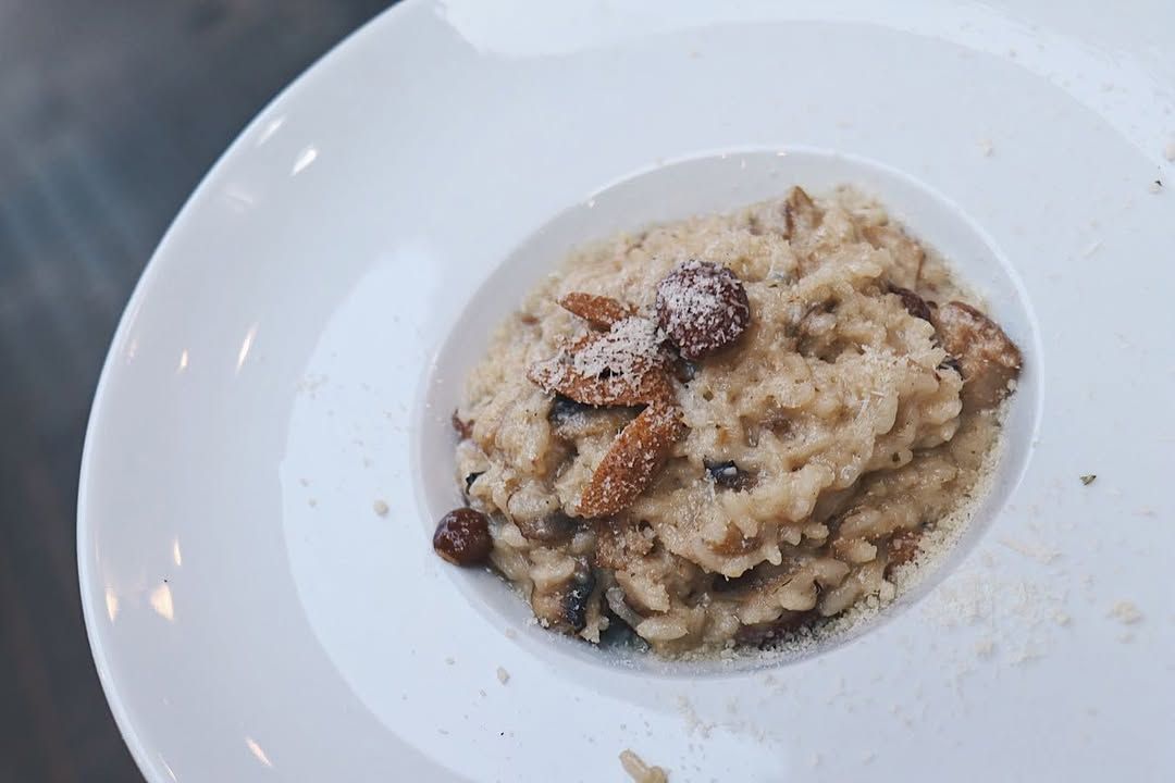 arroz con setas mixtas en 
