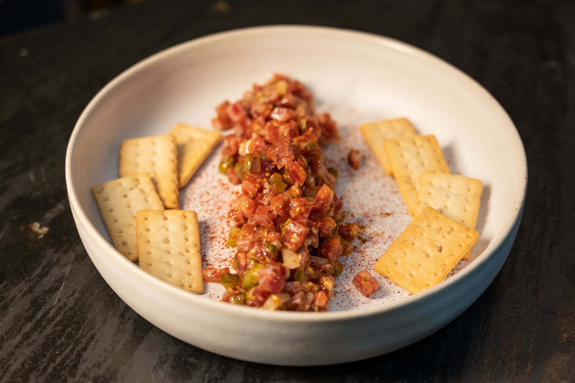 tartar de fuet en 