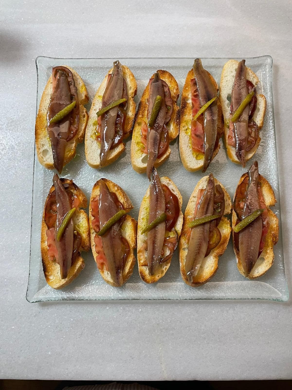 Anchoas del Cantábrico en 
