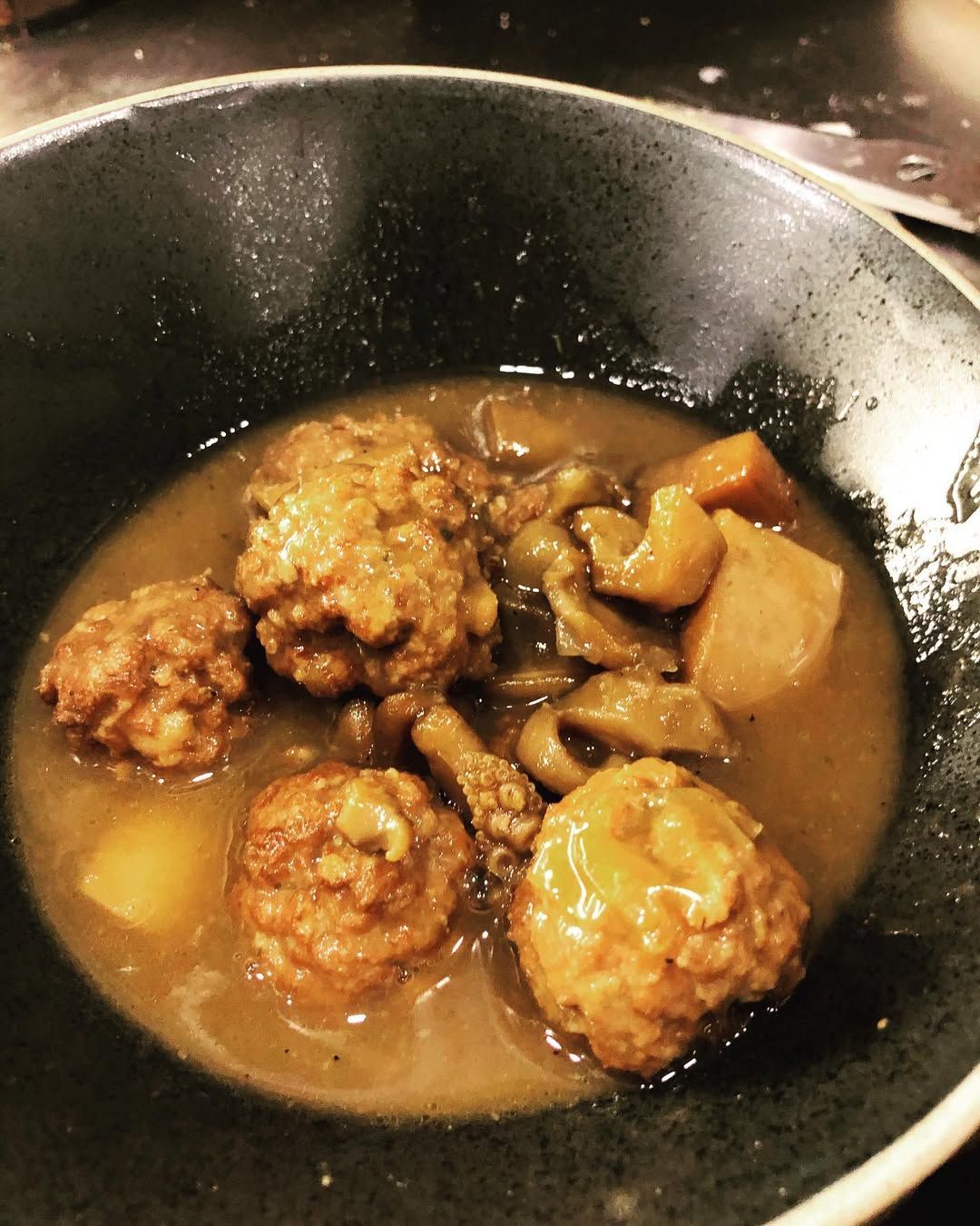Mandonguilles amb sépia en 