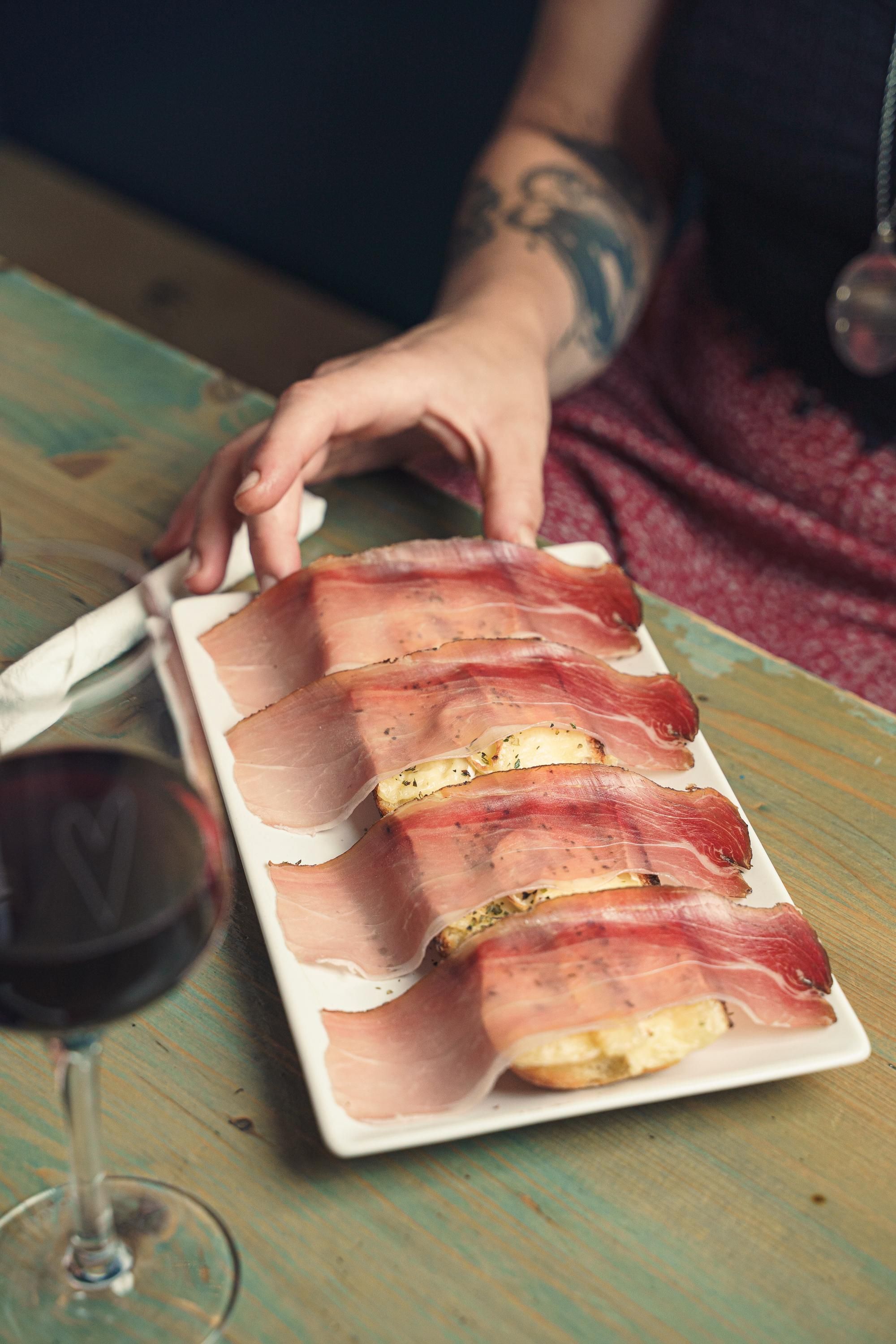 Bruschettine Speck e Brie en 