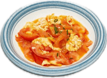 HUEVOS REVUELTOS DE tomate estilo "wok" en 