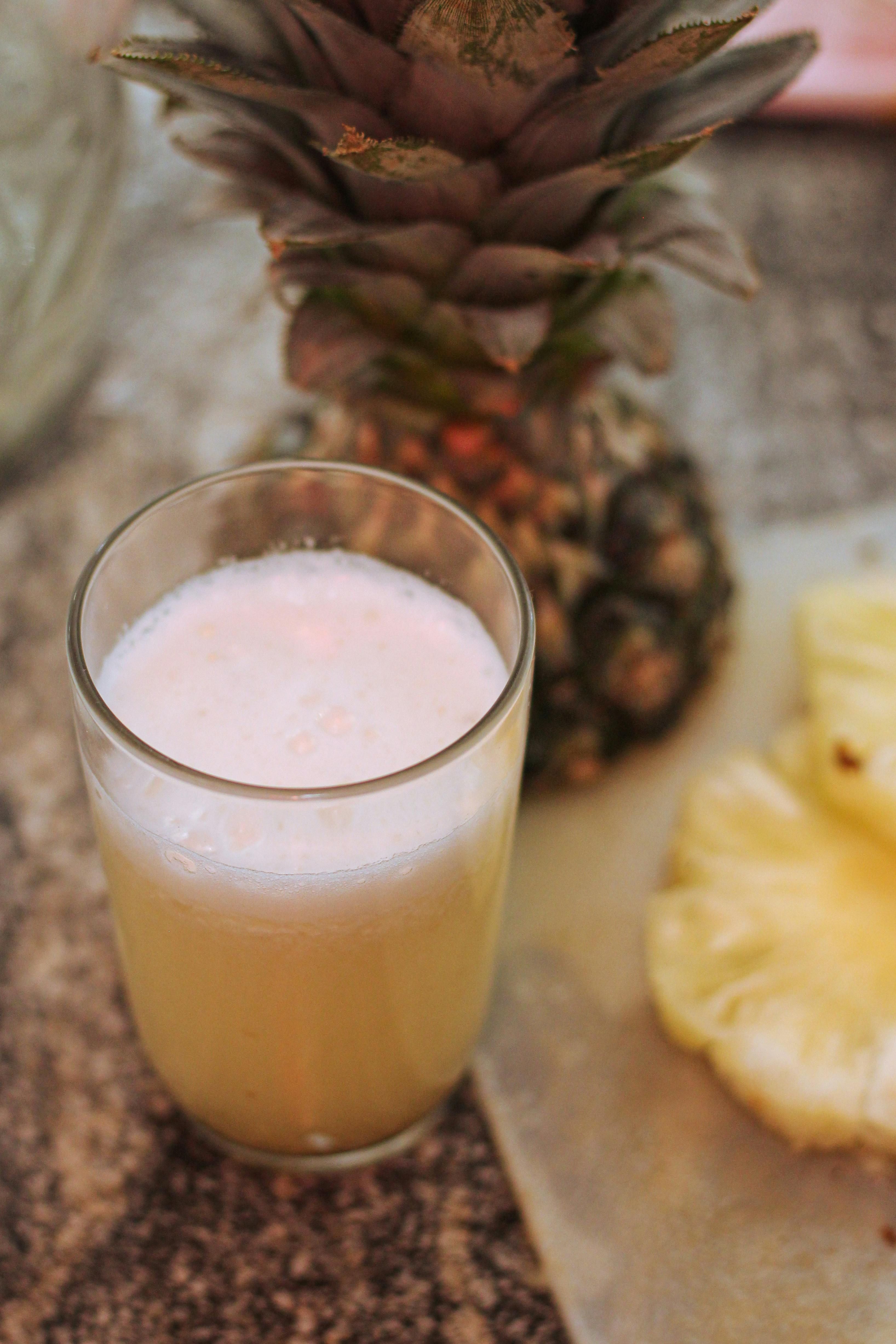 zumo piña en 