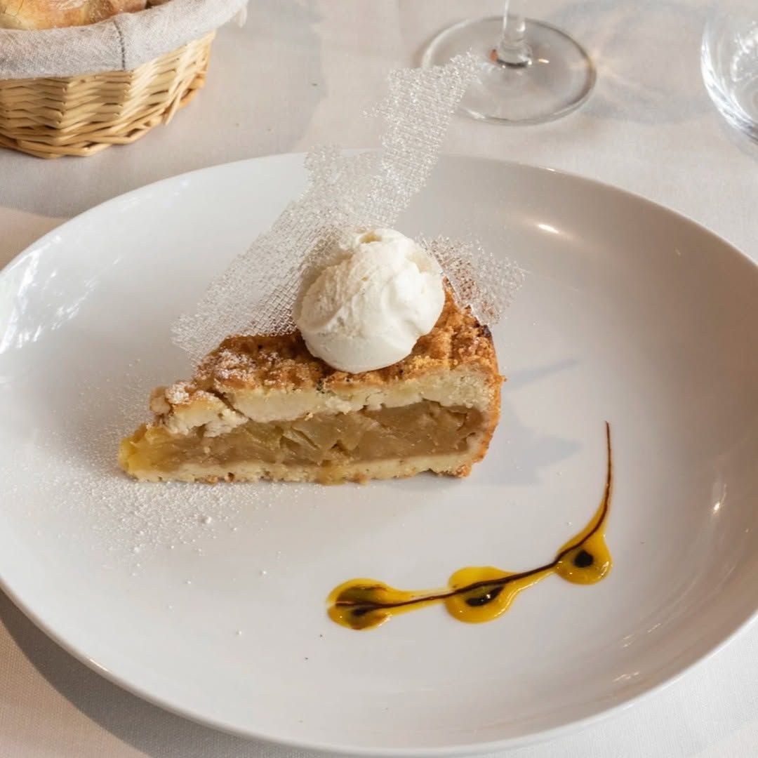 Tarta de manzana en 