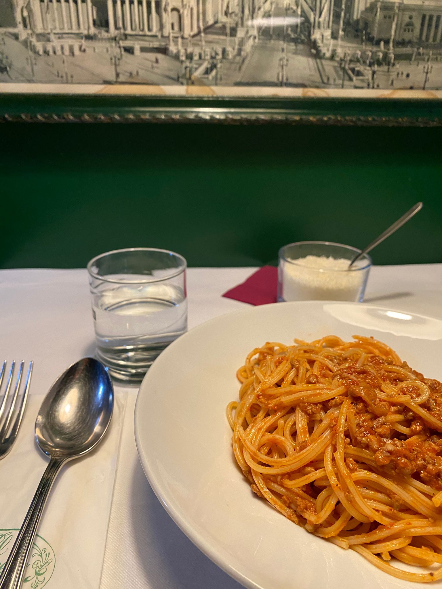 spaghetti a la bolognesa en Barcelona