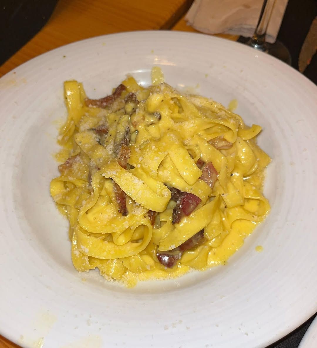 Spaghetti carbonara en 