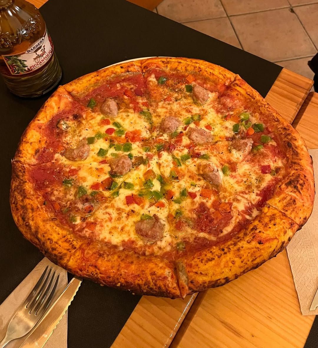 Salsiccia e peperoni en 