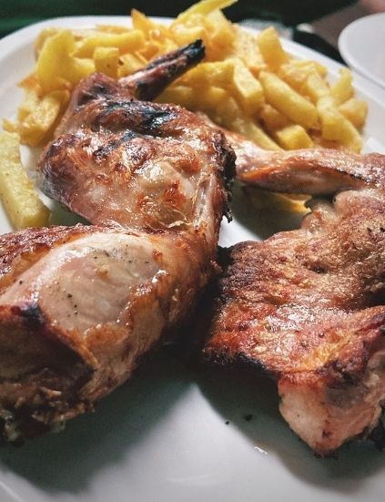 conejo a la brasa en 