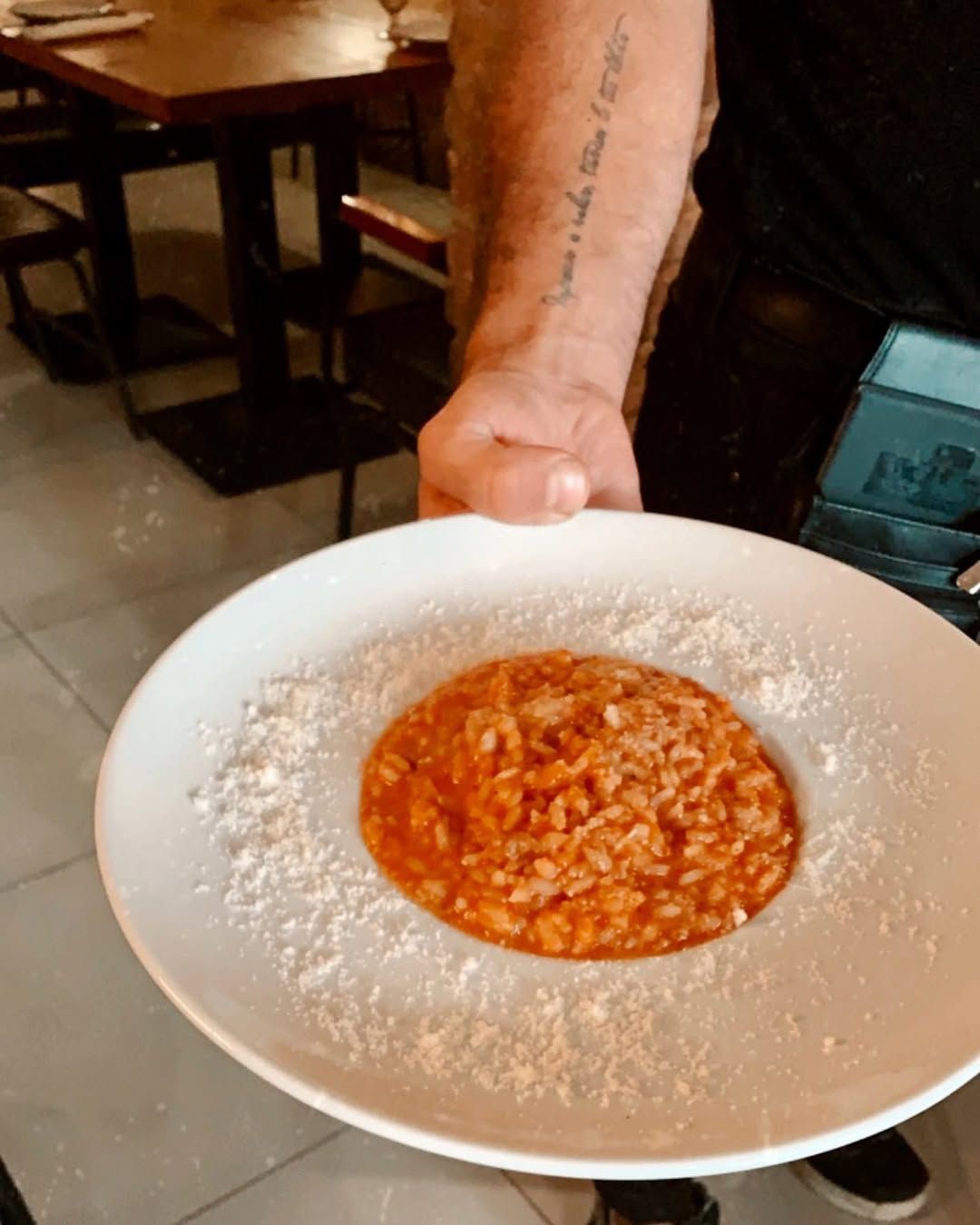 arroz con ragù de carne en 