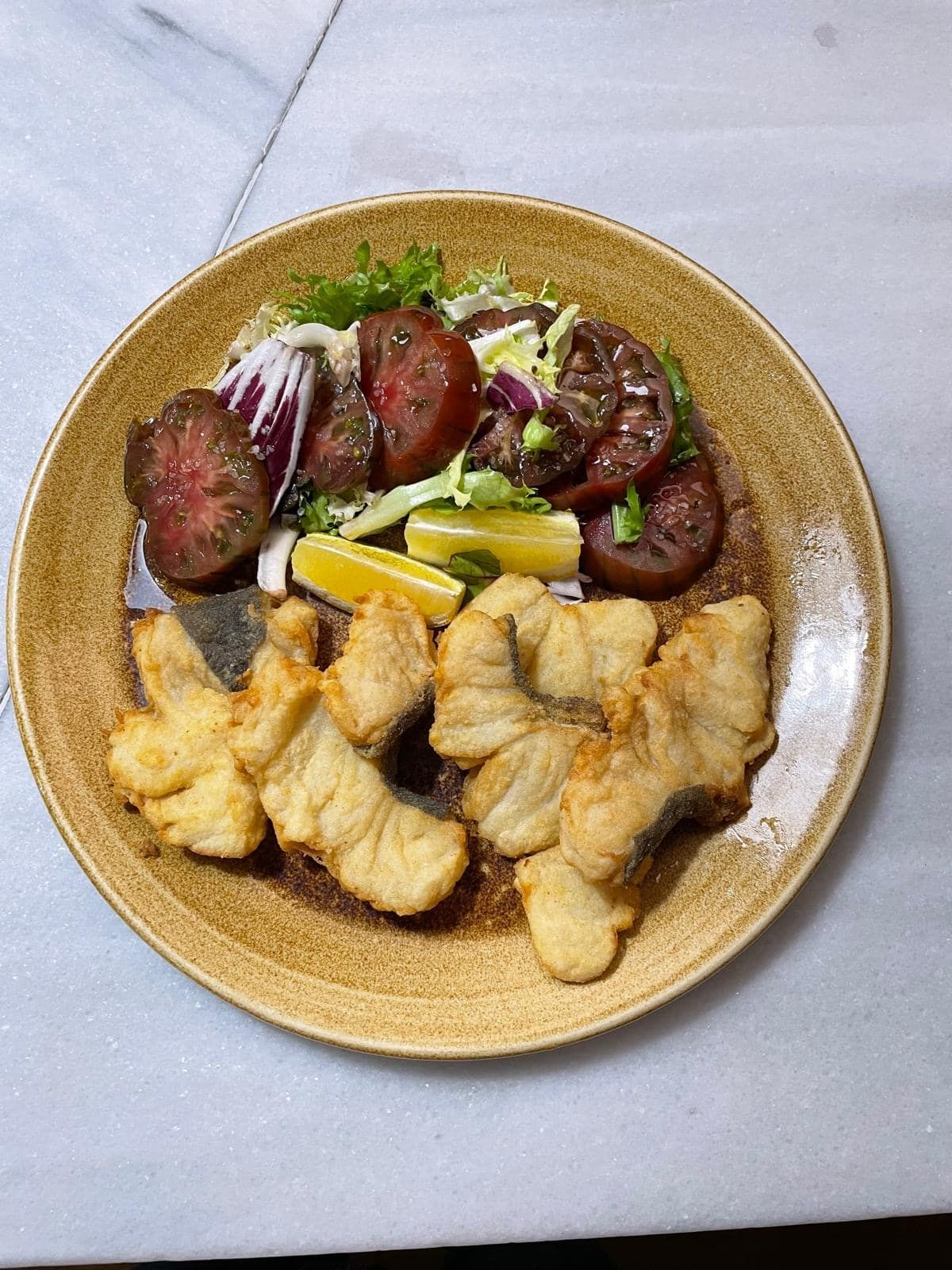 Bacalao frito en 