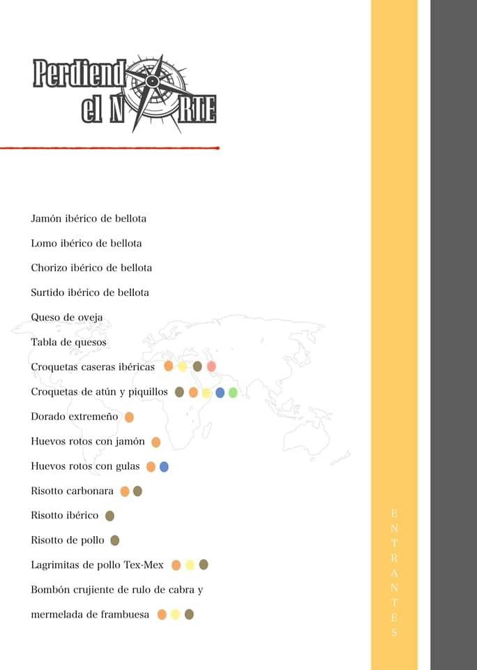 Carta dePerdiendo el Norte Badajoz