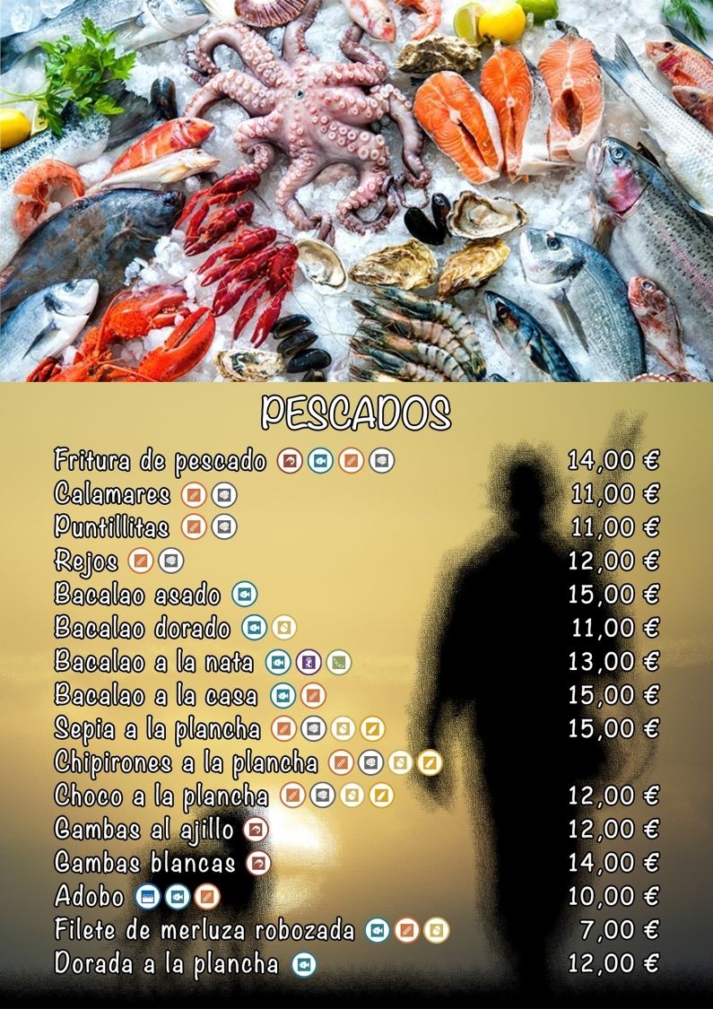 Carta deRestaurante Agustín Badajoz