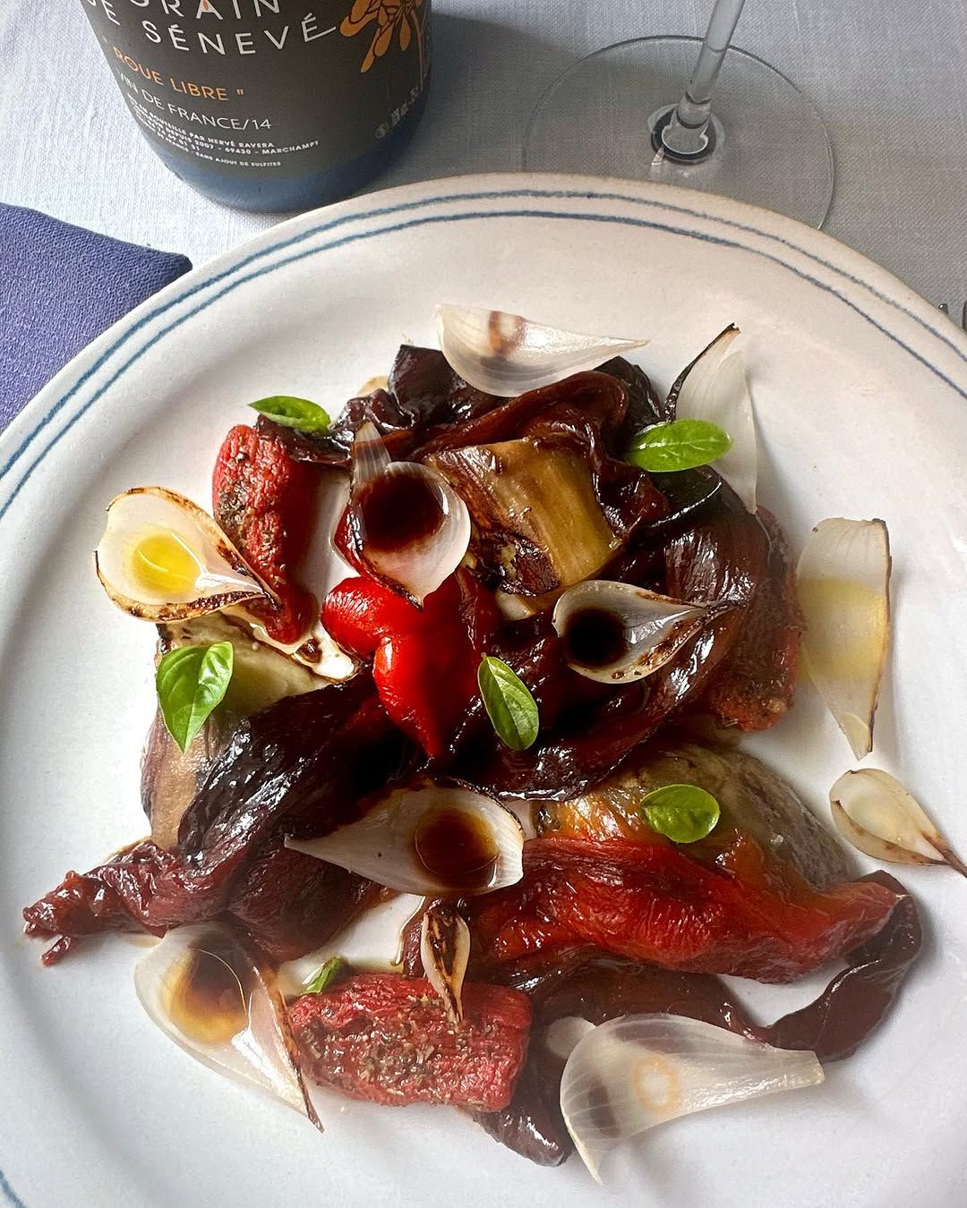Plato de escalivada, el mejor plato vegano en 