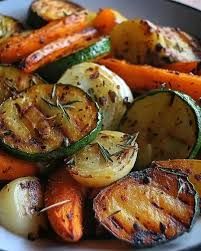 Verduritas baby asadas con mantequilla de hierbas en Barcelona