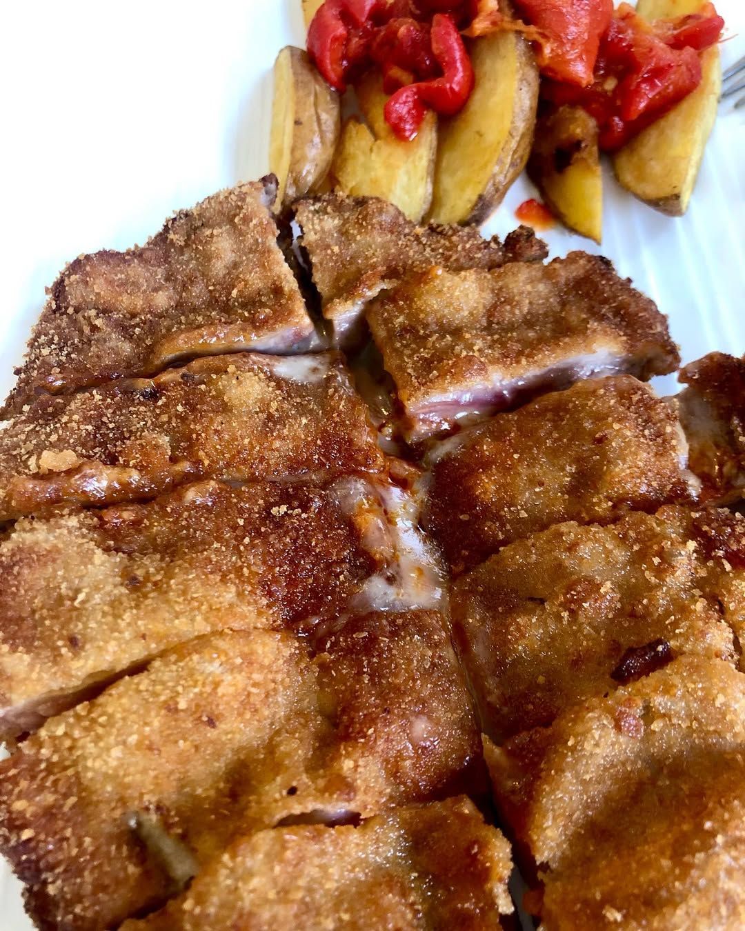 Cachopo de presa ibérica en 