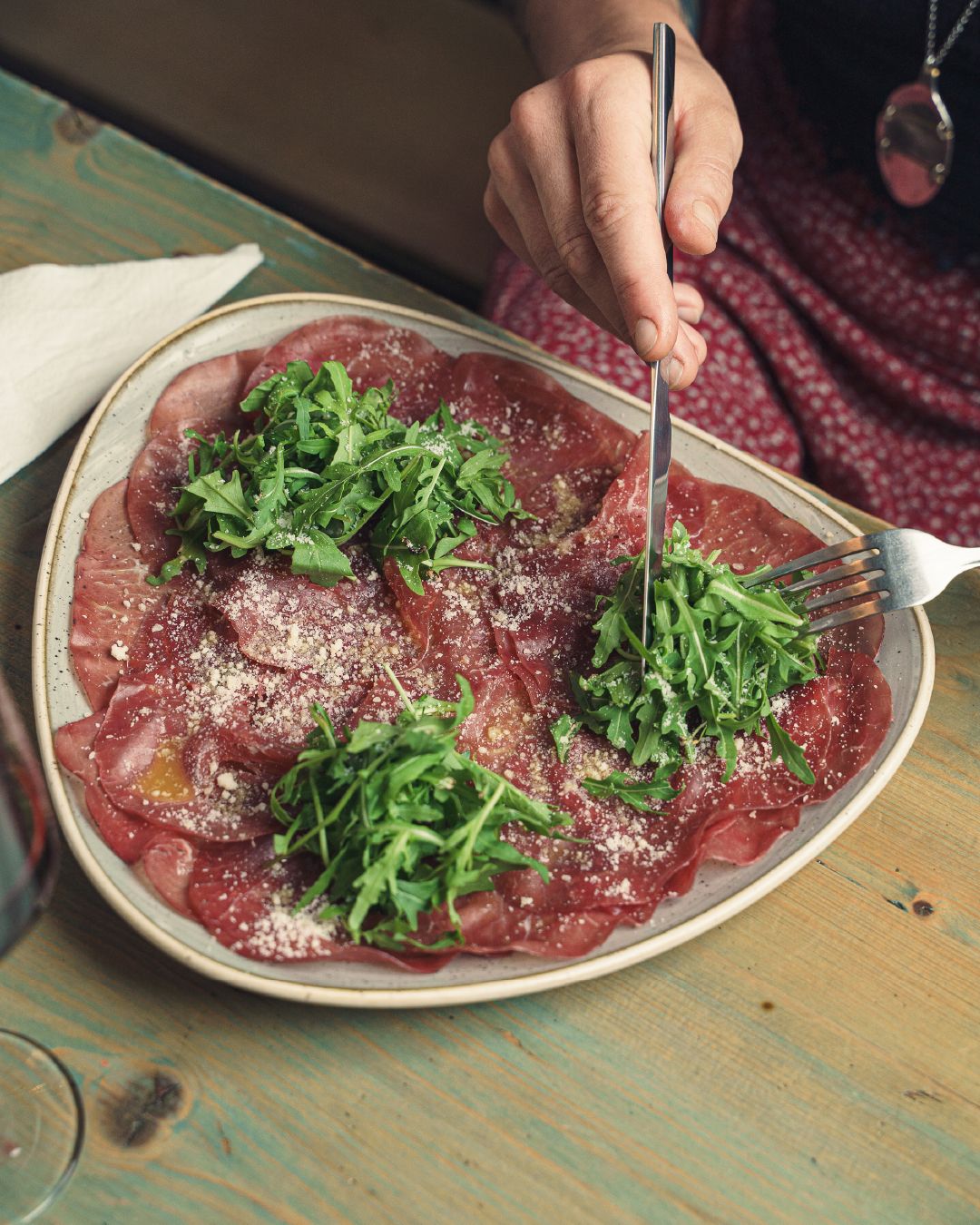 Carpaccio di Bresaola en Barcelona